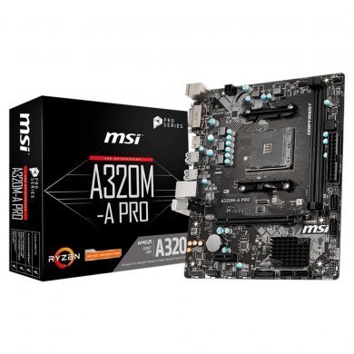 A320M-A-PRO MSI Placa Mãe A320M-A Pro AM4 mATX DDR4 até 64GB