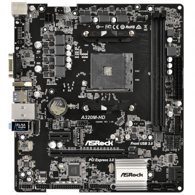 A320M-HD ASRock placa mãe AMD AM4 mATX DDR4