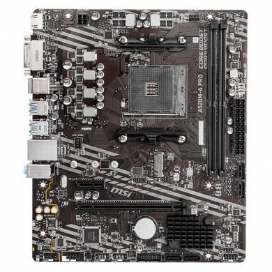 A520M-A-PRO MSI Placa Mãe A520M-A Pro AM4 mATX DDR4 até 64GB