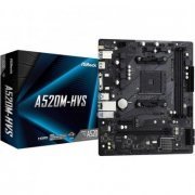 Asrock placa mãe AMD A520M AM4 mATX DDR4 até 64GB HDM