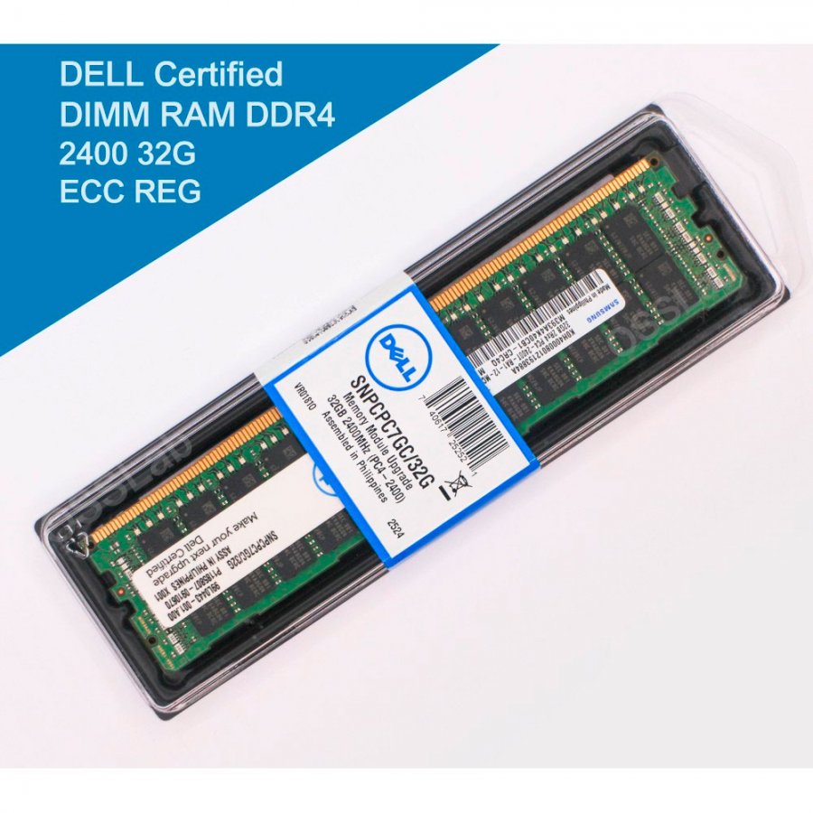 A8868768 DELL Memoria 32GB DDR4 2400Mhz ECC Registrada