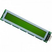 Display LCD 16x3cm verde com black bignumber 
