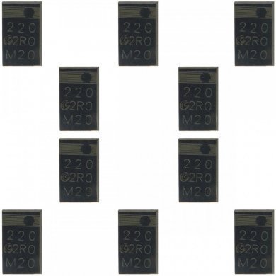 ACAS2R0S221E15 Capacitor Polymero Aluminio 220uF 2V 7343D (Kit 10)