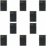 Capacitor Polymero Aluminio 220uF 2V 7343D (Kit 10) marcação no componente: 220 2R0 M20 / Dimenções:  7x4mm