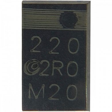 Capacitor Polymero Aluminio 220uF 2V 7343D (Kit 10)