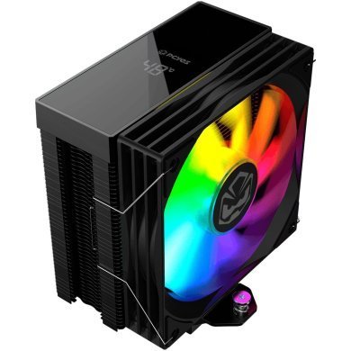 ACDLYBV Pcyes air cooler Duley Black Vulcan ARGB com Display