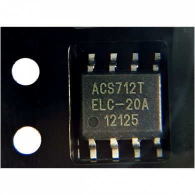 CI ACS712T Sensor de corrente Hall AC/DC 20A SOIC-8