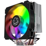Pcyes air cooler Tundra 120 Black Vulcan led Rainbow 160W compatível com sockets Intel LGA 20XX/1366/1700/1851