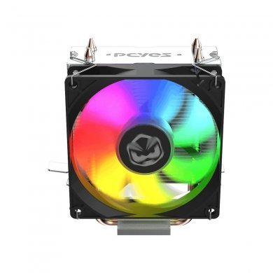Pcyes cooler Tundra 90 Black Vulcan Led Rainbow TDP 115W