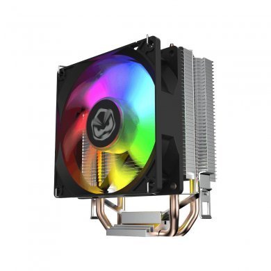 ACTBKA90 Pcyes cooler Tundra 90 Black Vulcan Led Rainbow TDP 115W