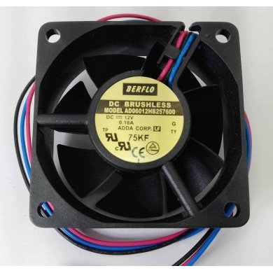AD06012HB257600 Berflo Cooler Auxiliar 60x60x25mm 12v 0.23 A