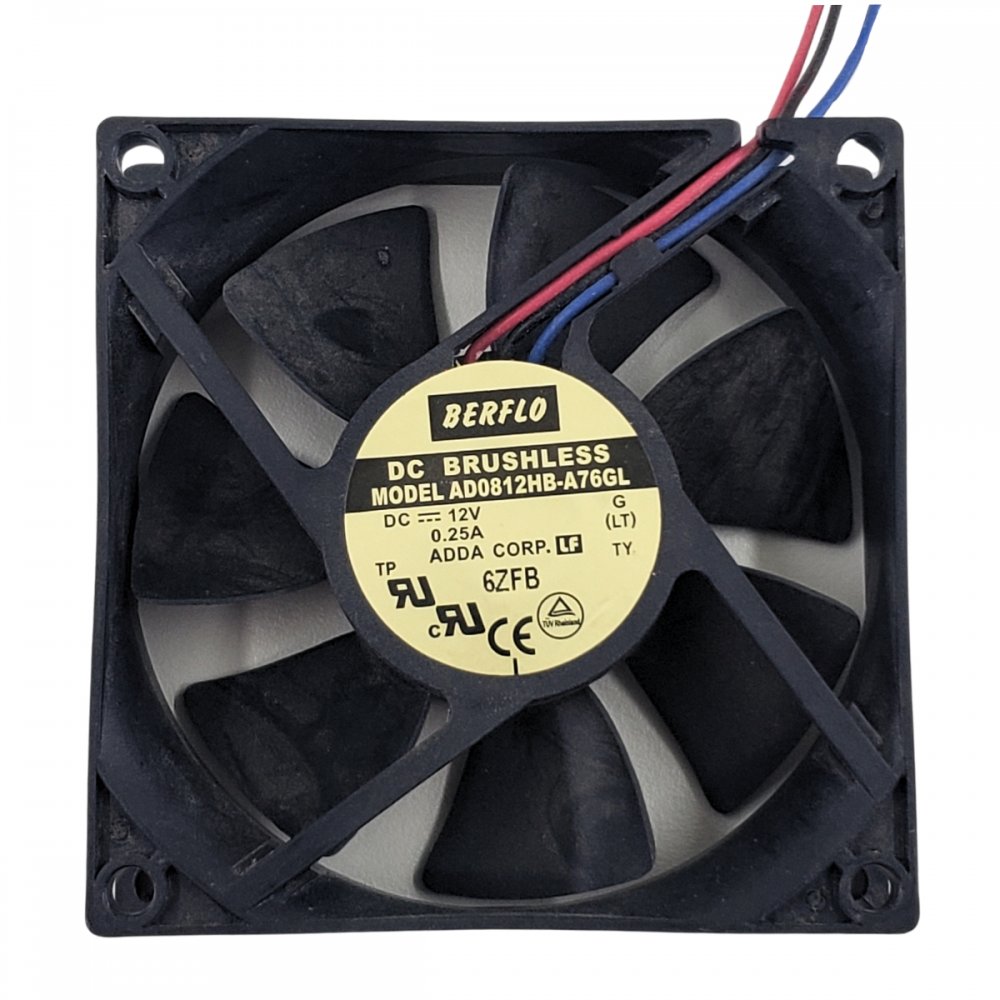 ヒロシページ AD0812HB-A76GL Berflo Cooler Auxiliar 80x80x25mm Rolamento 3010RPM