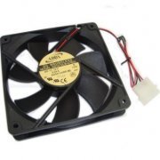 Cooler Auxiliar ADDA 120x120x25mm com Rolamento / Velocidade: 2050 RPM / Voltagem 12V. / Fluxo de ar 80.5 CFM