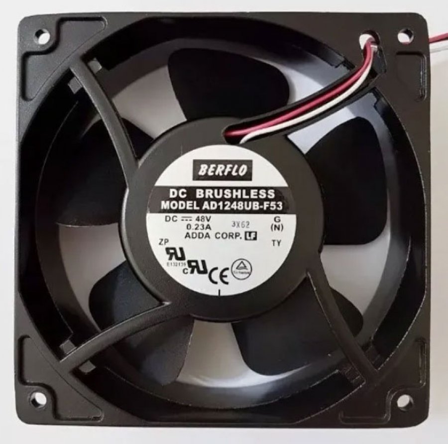 AD1248UB-F53 BERFLO Adda Cooler 48V 120x120x38mm Rolamento AD1248UB-F53 BERFLO Adda Cooler 48V 120x120x38mm Rolamento