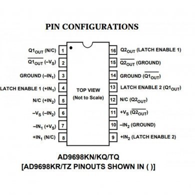 AD9698KR kit 3x Ci comparador de tensão ultrarapido SOIC-14
