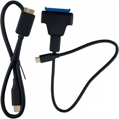 ADAPT-SATA3-TIPOC-DESTAC Cabo Adaptador USB Tipo-C para SATA HD SSD 2.5
