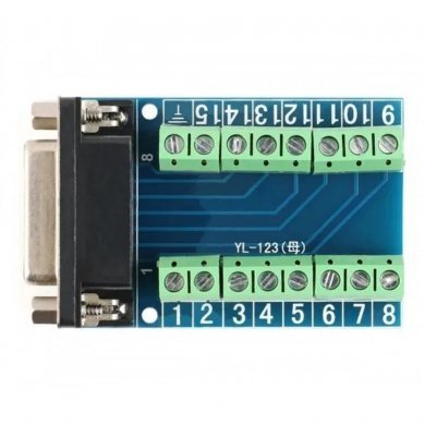 ADAPTADORDB15/BORNE Adaptador Db15 Femea Borne