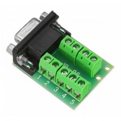 ADAPTADORDB9/BORNE Adaptador Db9 Femea Borne