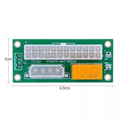 Adaptador para ligar duas fontes ATX