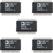 5x ADM213EARS RS232 Transceiver 4 Driver 5 Receiver Shutdown SSOP-28
