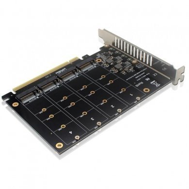ADP-4XNVME-PCIEX16 Adaptador 4x SSD M.2 NVME M Key para PCIe x16