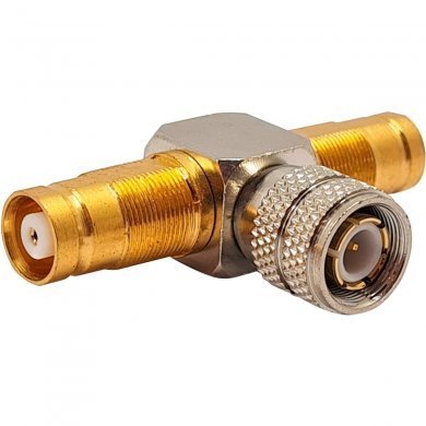 ADP-KLC-TNCT-1M2F 2x adaptador emenda divisor TNC T 1 macho 2 femea 50ohms KLC