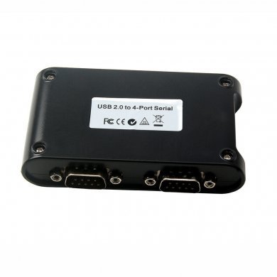ADP-USB-DB9X4 Hub Adaptador USB 2.0 para Serial DB9 COM