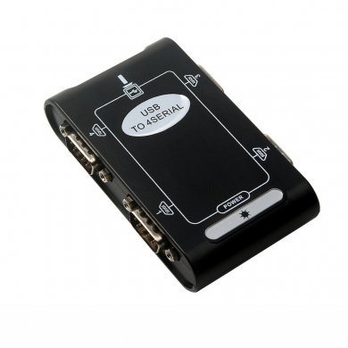 ADP-USB-DB9X4 Hub Adaptador USB 2.0 para Serial DB9 COM