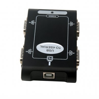 ADP-USB-DB9X4 Hub Adaptador USB 2.0 para Serial DB9 COM