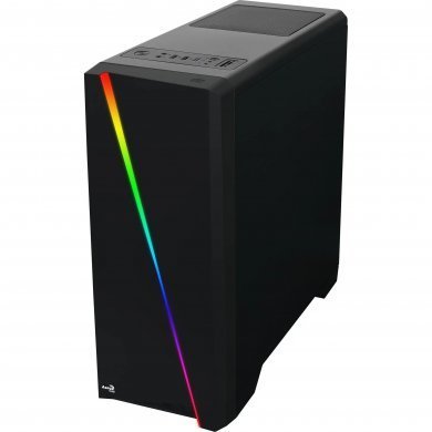 AEROCOOL-63858 Aerocool Gabinete Mid Tower Cylon RGB Preto