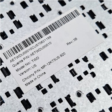 AETWDU00010 Teclado Notebook Avell Quanta MP-12K73US-920 US Inglês