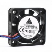 Delta fan 40x40x10mm DC 12v 0.14a 3 fios Cabo 8cm