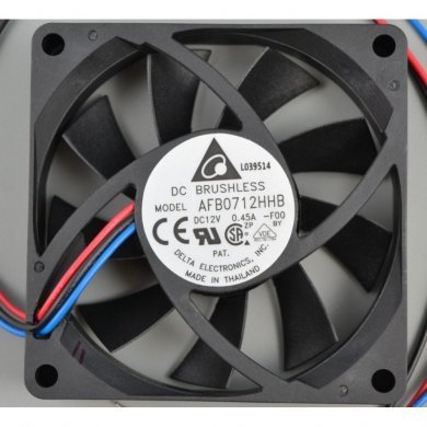 AFB0712HHB-F00 Delta cooler refrigeração 70x70x15mm 12V