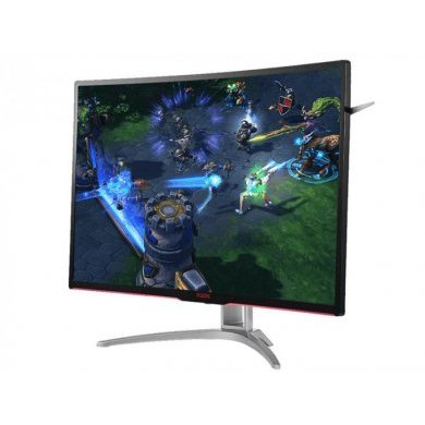 AOC Monitor Gamer LED 31.5 Polegadas Curvo