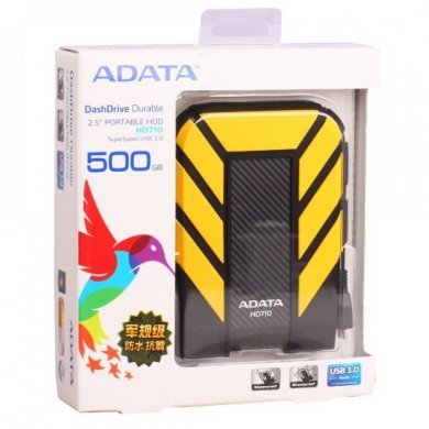 AHD710-500GU3-CYL HD Externo ADATA DashDrive HD710 500GB