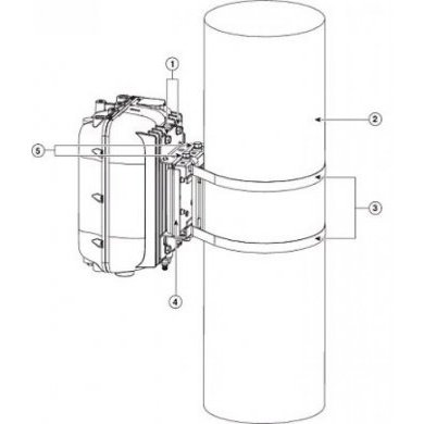 Cisco 1570 Series Pole Mount Kit