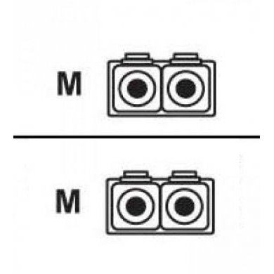 AJ836A HPE cordão duplex multimodo LC/LC-UPC 5M