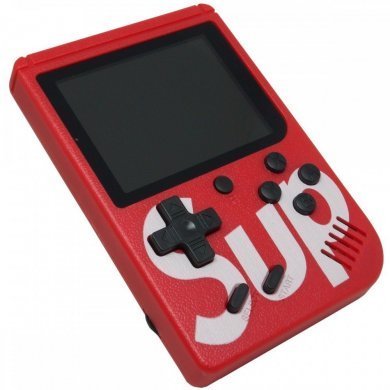 Mini game portátil Sup Game Box 400 jogos Vermelho