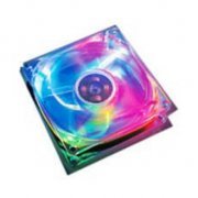 Cooler Auxiliar Akasa 80x80x25mm 12V 2500 RPM, LED Colorido