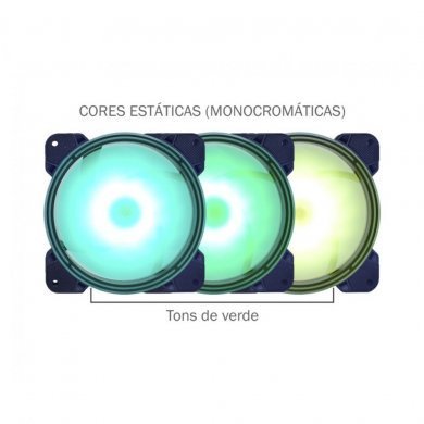 AKAAE1 KMEX Kit Cooler 3 Fans ARGB Superstorm Rainbow