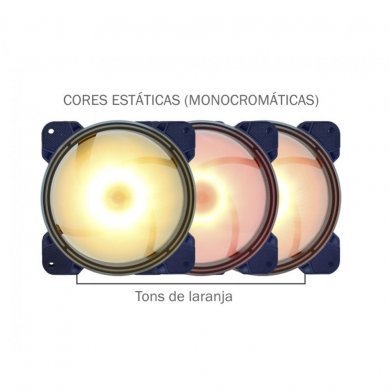 AKAAE1 KMEX Kit Cooler 3 Fans ARGB Superstorm Rainbow