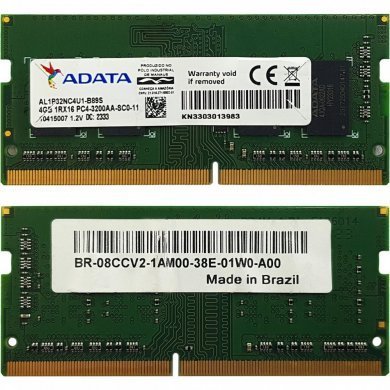 ADATA memória 4GB DDR4 3200MHz SODIMM 1.2V