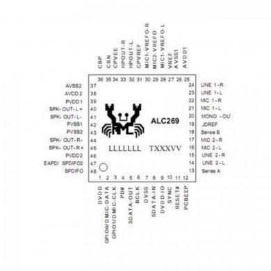 ALC269Q Ci de Audio  ALC269 2CH DAC ADC 4