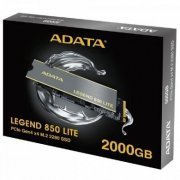 ADATA SSD 2TB M.2 NVMe Legend 850 Lite PCIe 4.0 leitura 5000MB/s escritura 4200MB/s
