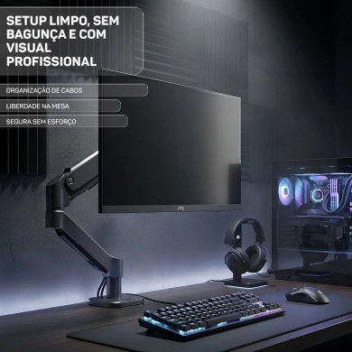 AM100 AOC Suporte de mesa para monitor 15-32 pol. até 9kg preto