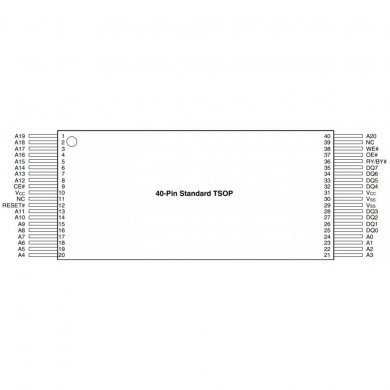 AM29F016D-90E4C Memoria Flash NOR 16Mb AM29F016D SMD TSOP-48