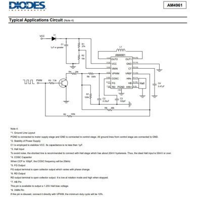 AM4961GHTR-G1 Ci AM4961GH PWM Driver Motor 14-TSSOP