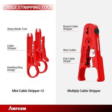 AM5688 AMPCOM KIT INSTALADOR DE REDE PROFESSIONAL