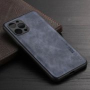CAPA PARA IPHONE 11 DE COURO AZUL AMMYKI 