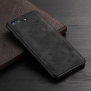 CAPA PARA IPHONE 8 DE COURO PRETA AMMYKI 